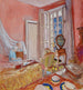 Madame Hessel nella camera rosa aux Clayes - Édouard Vuillard — vista dell’opera