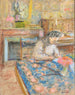 Madame Vuillard schreibend Vaucresson - Édouard Vuillard — Ansicht des Kunstwerks