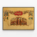 Poster vintage Coca-Cola eleganza e freschezza — quadro incorniciato alla parete