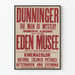 Poster vintage Dunninger Mistero al Museo Eden