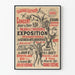 Poster vintage Illuminazione Elettrica 1886 - Esposizione Internazionale Palazzo dell'Industria