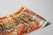 Vintage-Poster Eddy Bros. 3-Ring-Zirkus – Wanddekoration Zirkus Tiere und Affen — Ansicht des Kunstwerks