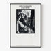 Vintage poster of Eddy Clearwater Blues Band in black and white