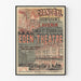 Poster for the Grand Charity Ball at the Eden Theatre 1886