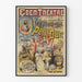 Poster teatrale vintage Le Petit Duc Opéra Comique