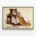 Poster vintage di Edwin Rostell in Richelieu e Else de Tourny in Julie — quadro incorniciato alla parete