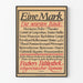German Vintage Poster - Literary Promotion Fischer’s Bibliothek