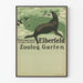 Vintage poster of Elberfeld Zoological Garden with sea lions