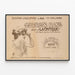 Poster vintage Elezioni legislative 1898 - Georges Bans VII arrondissement Parigi — quadro incorniciato alla parete
