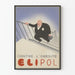 Vintage-Poster Gegen Fettleibigkeit Elipol - Retro-Wanddekoration