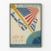 Poster Feier Flaggen-Tag Elmhurst 1939 – Retro-Wanddekoration Amerikanisch