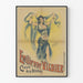 Poster vintage Emilienne Vildier Créole de la Réunion