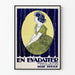 Vintage-Poster im Dekorationsstil des Jugendstils