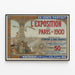 Vintage-Poster der Pariser Ausstellung 1900 – Dekoratives Zeitgenössisches Poster — gerahmtes Bild an der Wand