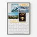 Poster Calendario 1994 con Fotografie delle Quattro Stagioni negli Stati Uniti