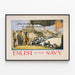 Vintage-Poster Eintritt in die Marine – Meeresdekoration für die Wand — gerahmtes Bild an der Wand