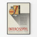 Vintage Werbeplakat Enteroseptyl Darmantiseptikum