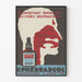 Poster vintage Ephédrargol disinfettante per vie respiratorie