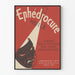 Vintage-Poster Ephedrocure Öl für Atemwege