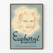 Vintage-Poster Euphoryl Infantile für Wanddekoration