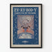 Poster decorativo retrò 'Ev-ry-Bod-Y Takes You By The Hand' Home Sweet Home