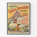 Poster vintage Escursioni sulle Coste della Normandia, Bretagna e Isola di Jersey