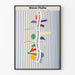 Poster espositivo grafico vintage Werner Pfeiffer 1976