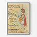 Vintage poster for the exhibition of lyrical and dramatic artists' paintings