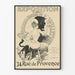 Poster vintage esposizione dipinti e disegni A. Willette
