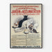Vintage-Poster Internationale Katzen-Ausstellung Jardin d'Acclimatation 1896