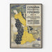 Vintage-Poster Internationale Ausstellung von Madrid 1893-94