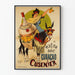 Vintage-Poster Extra Sec Curaçao Cusenier für Wanddekoration