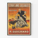 Vintage-Poster Ausschnitt aus Javel Le Coq Gaulois – Chemie-Werbung R. Guichard Bordeaux