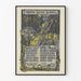 Poster Series Famous Scots - Medieval Equestrian Illustration
