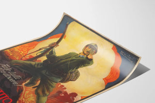Italienisches Militärpropagandaposter - Vintage-Poster für Wanddekoration