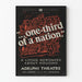 Vintage-Poster Theater One Third of a Nation - Urban Wanddekoration