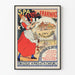 Vintage-Poster Bauernhof Ferme de Frahinfaz – Retro-Wanddekoration für Spa, Café und Restaurant