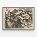 Poster vintage La Feuille di Zo d'Axa e Steinlen — quadro incorniciato alla parete