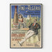 Vintage-Poster Fein von Algerien - Retro-Wanddekoration