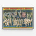 Vintage-Poster der Truppe der Oktavianer des Theaters Scala in Mailand — gerahmtes Bild an der Wand