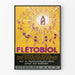 Vintage-Poster Flétobiol – Retro-Wanddekoration für Kinder