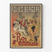 Vintage poster Folies Bergère The King is bored