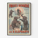 Vintage-Poster Folies Bergère Die 2 Elefanten der Prinzessin Scheherazade