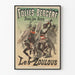 Vintage-Poster Folies-Bergère Les Zoulous für Wanddekoration