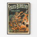 Poster vintage Folies Bergère con leoni e leonesse di Mr Belliam