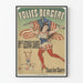 Poster vintage Folies Bergère Miss Leona Dare tutte le sere