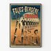 Poster vintage Folies-Bergère Les Craggs spettacolo acrobatico