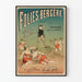 Vintage-Poster Folies Bergère am Strand – Retro-Wanddekoration