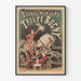 Poster vintage Folies Bergère Compagnia Bugny con animali da circo