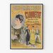Poster vintage Folies Dramatiques - Pièce Cliquette Musique Louis Varney